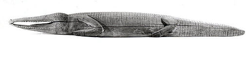 Crocodile Figure, Wood, Asmat people