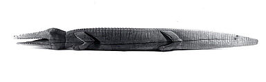Crocodile Figure, Wood, Asmat people