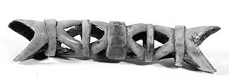 Nose Ornament, Pig bone, Asmat people