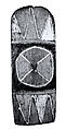 Shield, Wood, paint, fiber, Maring people