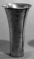 Beaker, Chimú artist(s), Silver, Chimú