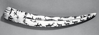 Engraved Tusk, Ivory, Inuit