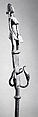 Staff: Female Figure, Bamana numu (blacksmith), Iron, Bamana peoples