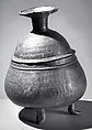 Lidded Vessel (Kuduo), Brass, Asante