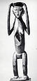 Female Figure with Vessel, Wood, pigment, Akan peoples