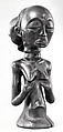 Half Figure: Female, Wood, metal studs, pigment, Luba peoples