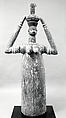 Masquerade Element: Female Figure (Oloshun), Yoruba artist, Wood, pigment, nails, Yoruba peoples