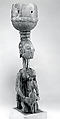 Drum: Mother and Child Base, Wood, pigment, Baga peoples