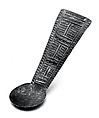 Spoon, Brass (hammered), Asante