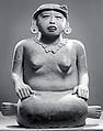 Seated Female Figure, Ceramic, Remojadas