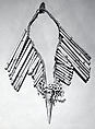 Necklace, Bamboo, hornbill beak, seeds, fiber, Asmat people