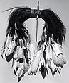 Head Ornament, Bamboo, feathers, fiber, Asmat people
