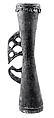 Drum, Wood, lizard skin, fiber, Asmat people