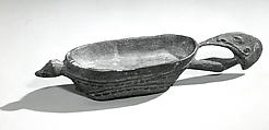 Pigment Bowl, Wood, paint, Iatmul people