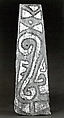 Painting from a Ceremonial House Ceiling, Sago palm petiole, paint, Yinibu people