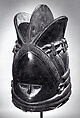 Ndoli jowei mask, Mende artist, Wood, raffia, Mende peoples