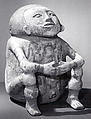 Ceramic Vessel in the Form of a Seated Man, Ceramic, Rio Napo