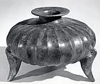 Tripod Jar, Ceramic, Colima