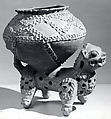 Bowl Resting on Jaguar, Ceramic, pigment, Costa Rica