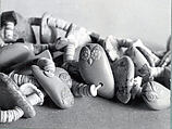 Necklace of Coral, Turquoise, Shell and Stone Beads, Coral, turquoise, shell, stone, string, Zuni