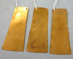 Tab Ornament, Gold, Salinar (?)