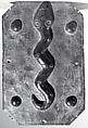 Plaque: Snake, Bronze, Edo peoples