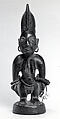 Twin Figure: Female (Ibeji), Wood, nails, camwood powder, Yoruba peoples