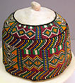 Hat (Fulan), Cotton cloth, thread, Hausa