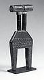 Heddle Pulley, Wood, string, Baule peoples