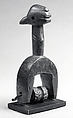 Heddle Pulley, Wood, Baule peoples