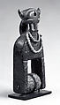 Heddle Pulley, Wood, beads, Senufo peoples, Jimini group