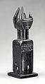Heddle Pulley with Janus Figure, Wood, Senufo peoples, Jimini group