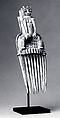 Comb with Female Figure, Ivory, Lagoon or Akan peoples, Akye group