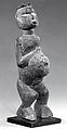 Figure: Pregnant Female, Wood, sacrificial materials, Teke or Bembe peoples