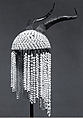 Headdress, Gourd, cowries, horn, hide, beads, iron, thread, Moba peoples (?)