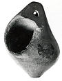 Ceramic Whistle in the Form of a Shell, Ceramic, Ecuadorian