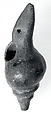 Ceramic Whistle in the Form of a Shell, Ceramic, Ecuadorian