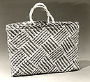 Carrying Basket (Kete Whakairo), Kerehi Makiwhara, Fiber, Maori people
