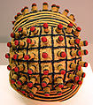 Man's Hat (Ashetu), Cotton, wood, Bamum or Tikar (?)