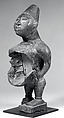 Power Figure: Male (Nkisi), Wood, glass, dried mud, iron, sacrificial material, Kongo peoples
