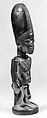 Twin Figure: Male (Ibeji), Wood, beads, camwood powder, Yoruba peoples