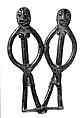 Twin Figurine, Copper alloy, Senufo or Tussian peoples