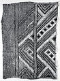 Panel Fragment, Raffia palm fiber, Kuba peoples