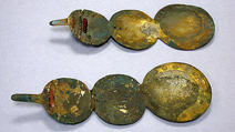 Plumes from Silvered Crown, Silver (hammered), Chimú