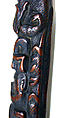 Ritual Staff (Tunggal Panaluan), Wood, feathers, tradecloth, Toba Batak people