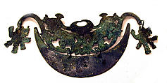 Nose Ornament, Gilded copper, Moche