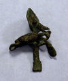 Copper Tumi Fragment with Figure, Copper (cast), Moche (?)