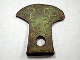 Axe Head, Copper (cast), bronze (?), Ecuador