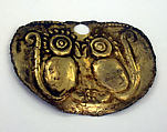 Gold Nose Ornament, Gold, silver, Vicús