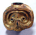 Owl Mace Head, Copper (cast), gilt, Moche